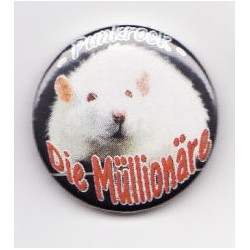 Die Müllionäre  -  Ratte (Button)